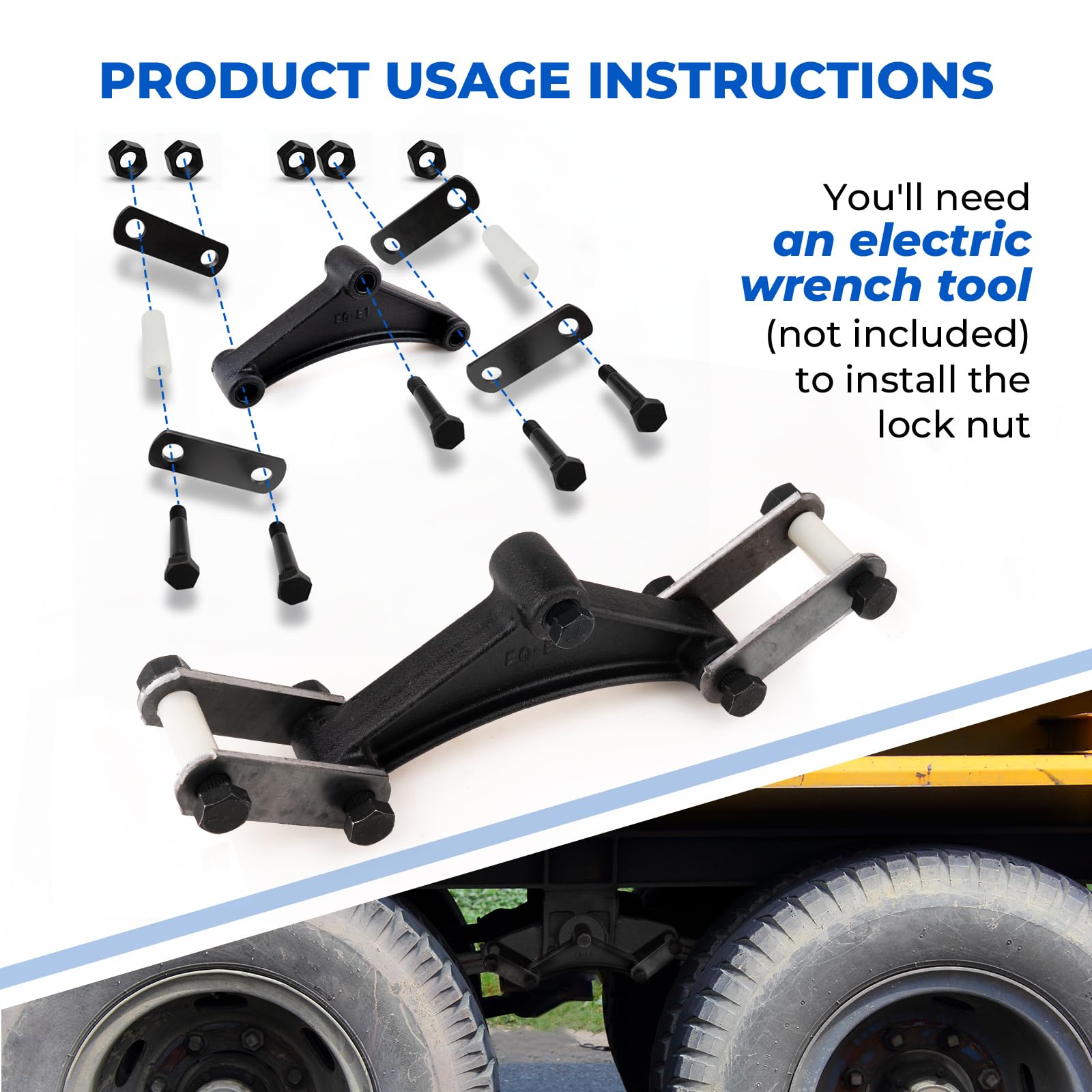 Siapupy bushings and bolts close-up highlighting corrosion resistance and fit