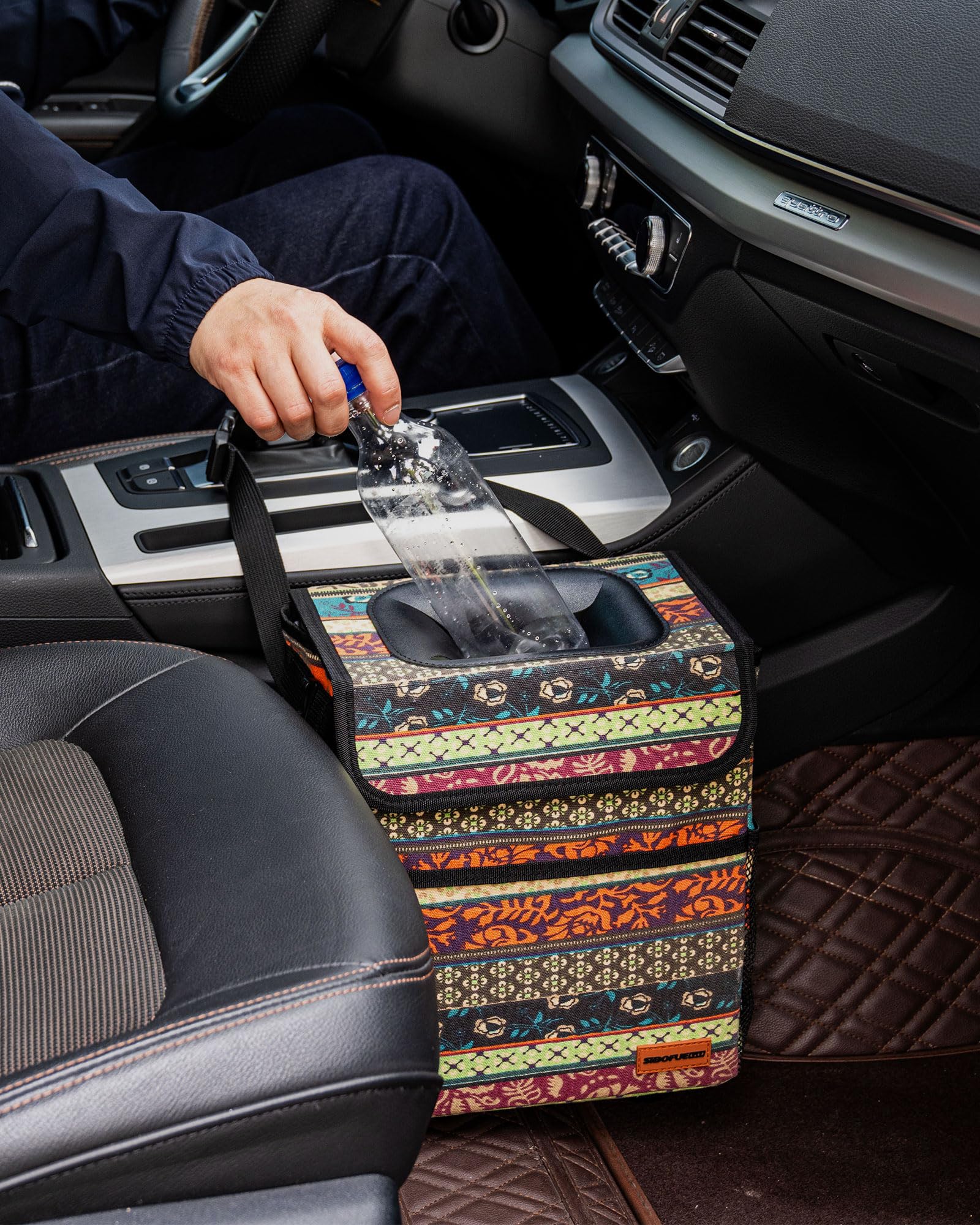 SIBOFUEGO side pockets storing spare bags and small items benefit