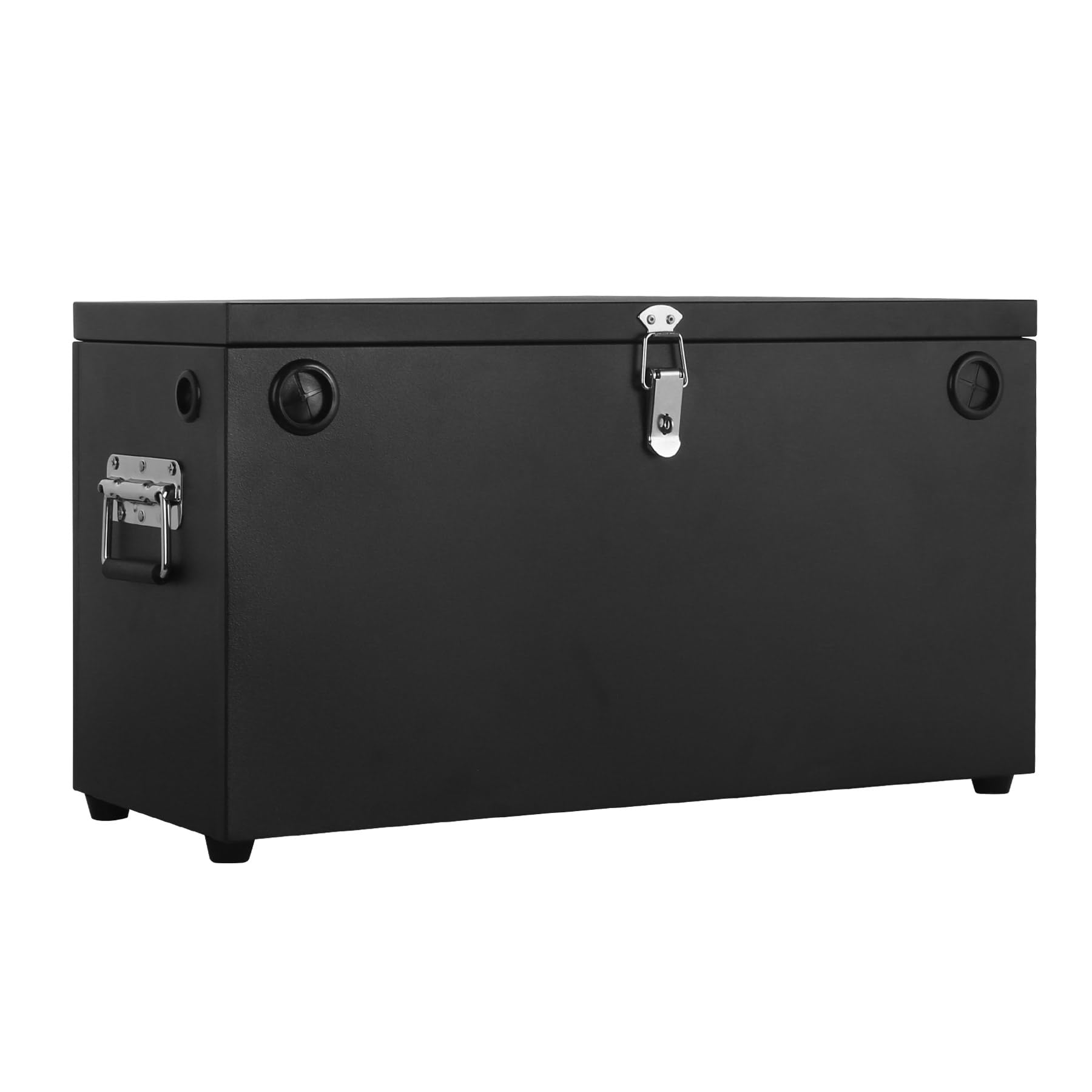 Sidasu front view stainless steel box showing durable construction and secure closure