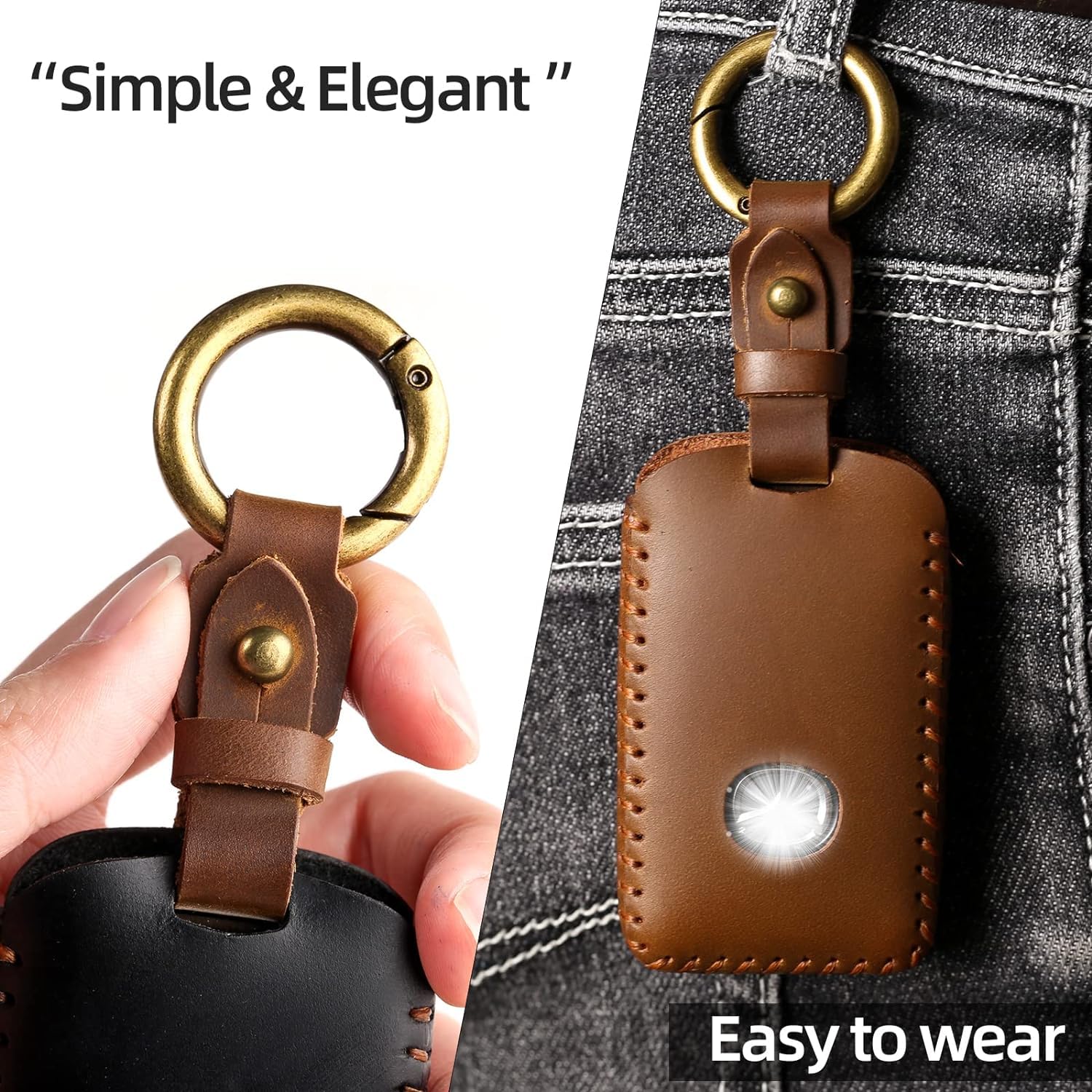 SIEVEN side view showing button access and easy pressing benefit