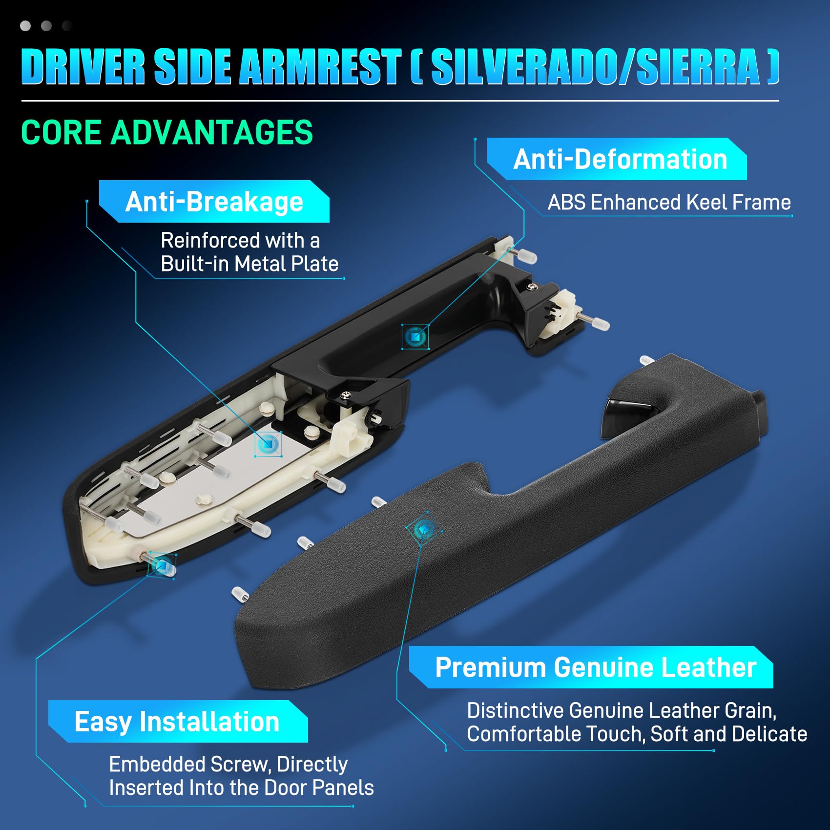 sigfee mounted in vehicle front door demonstrating direct-fit installation