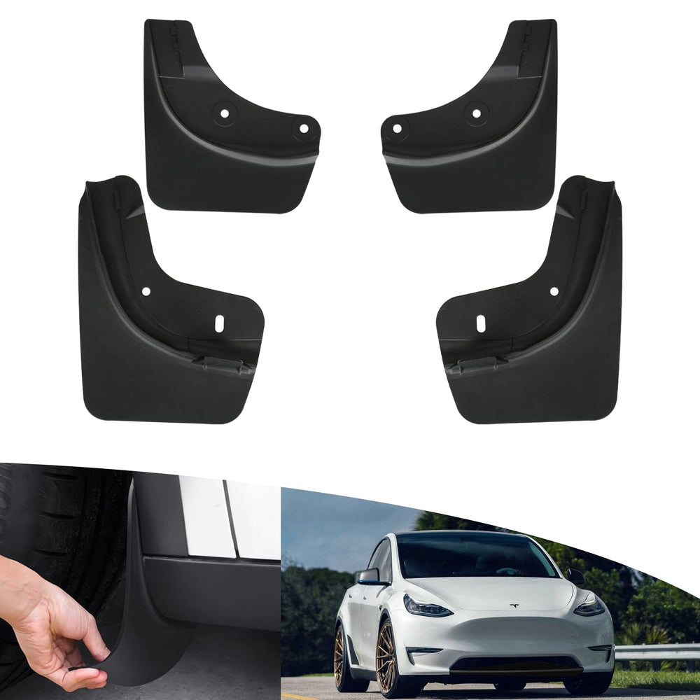 SIGLIN front packaging showing complete 4-piece mud flap kit and benefits