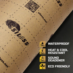 Siless adhesive backing being peeled to reveal strong bond and easy install