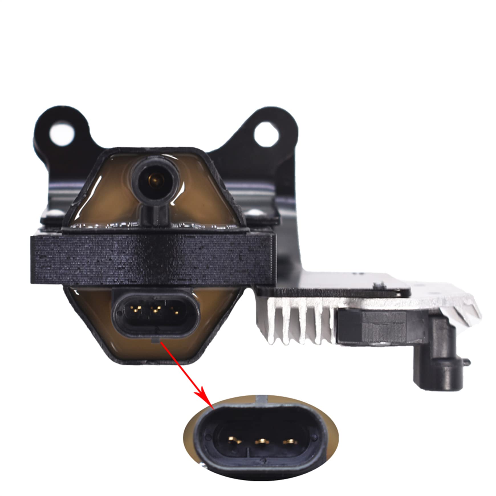 Silscvtt ignition coil beside ruler illustrating compact size for easy fitment