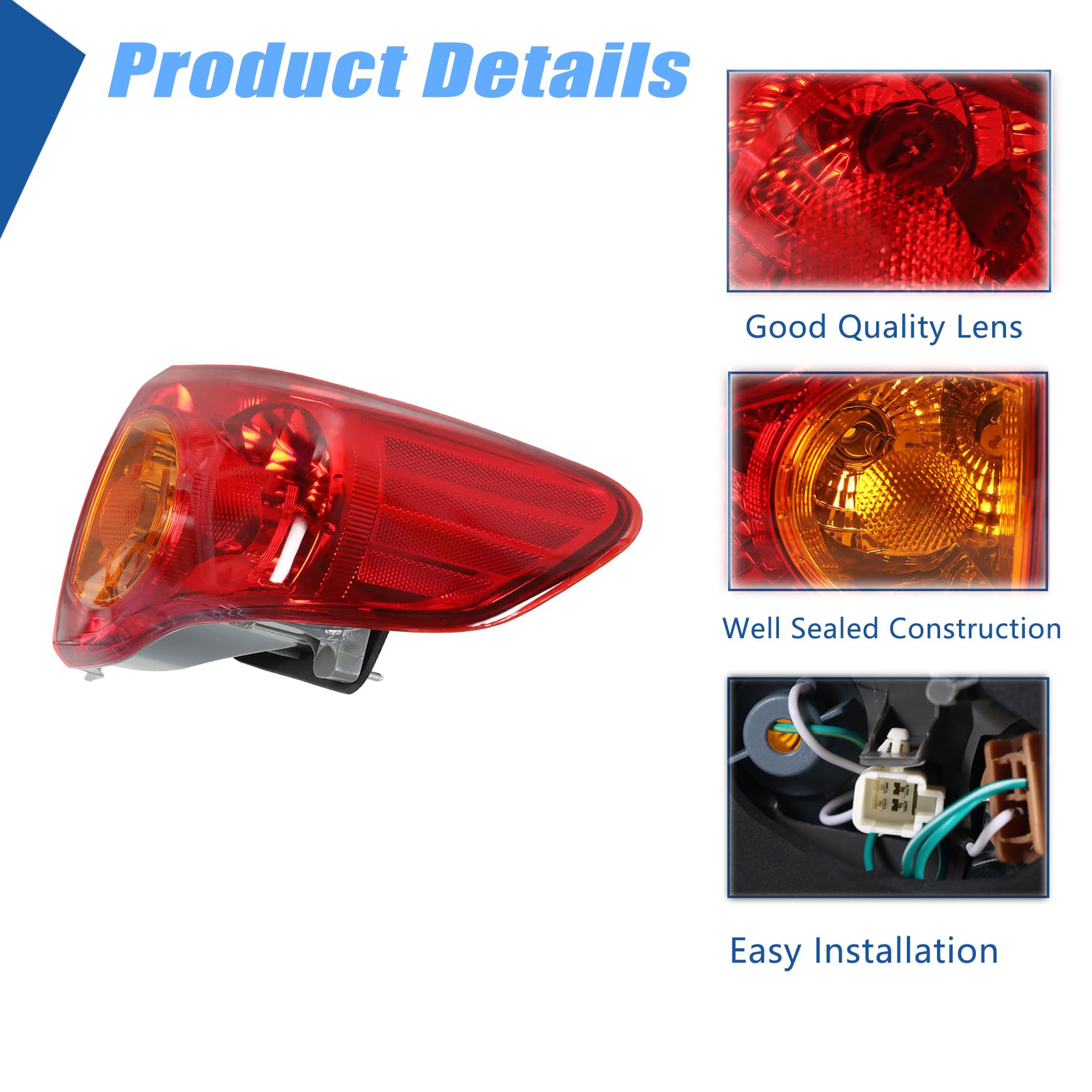Silscvtt right tail light side profile highlighting sealed housing for durability