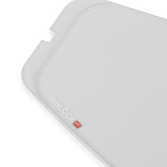 SIMPSON shield next to hand for scale demonstrating compact fit