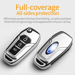 Sindeda key fob attached to leather keychain for easy carrying and style