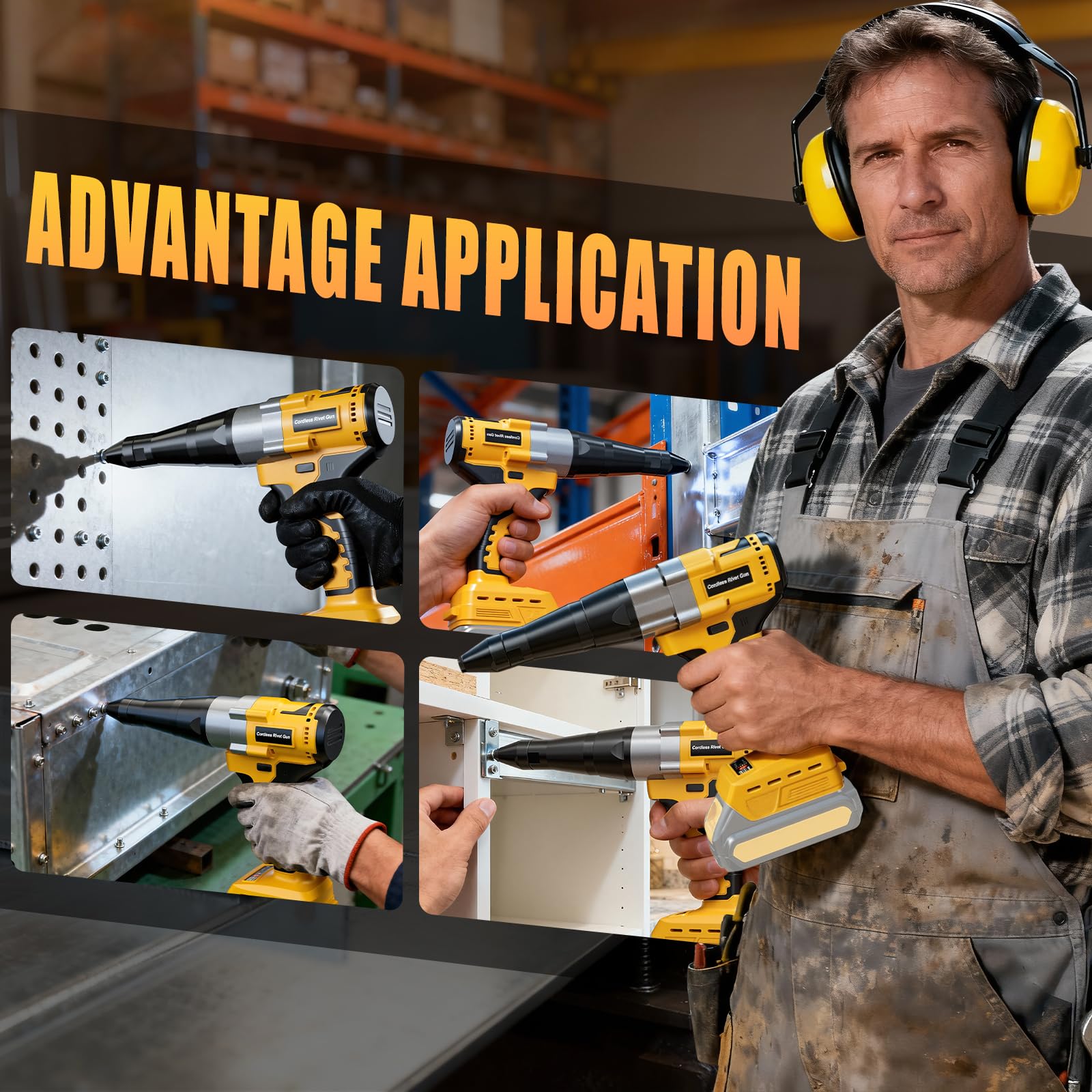 SINGTIP rivet gun used on sheet metal in workshop improving productivity