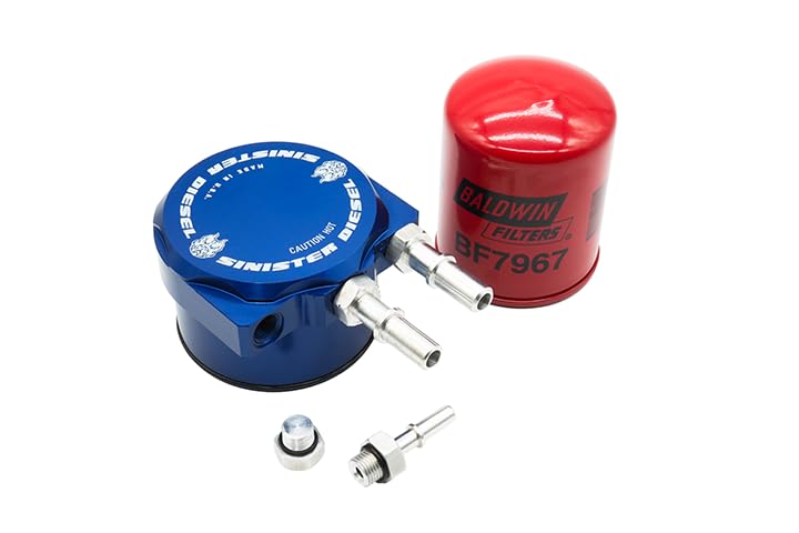 Sinister Diesel Baldwin 4-micron filter element showing reliable filtration performance