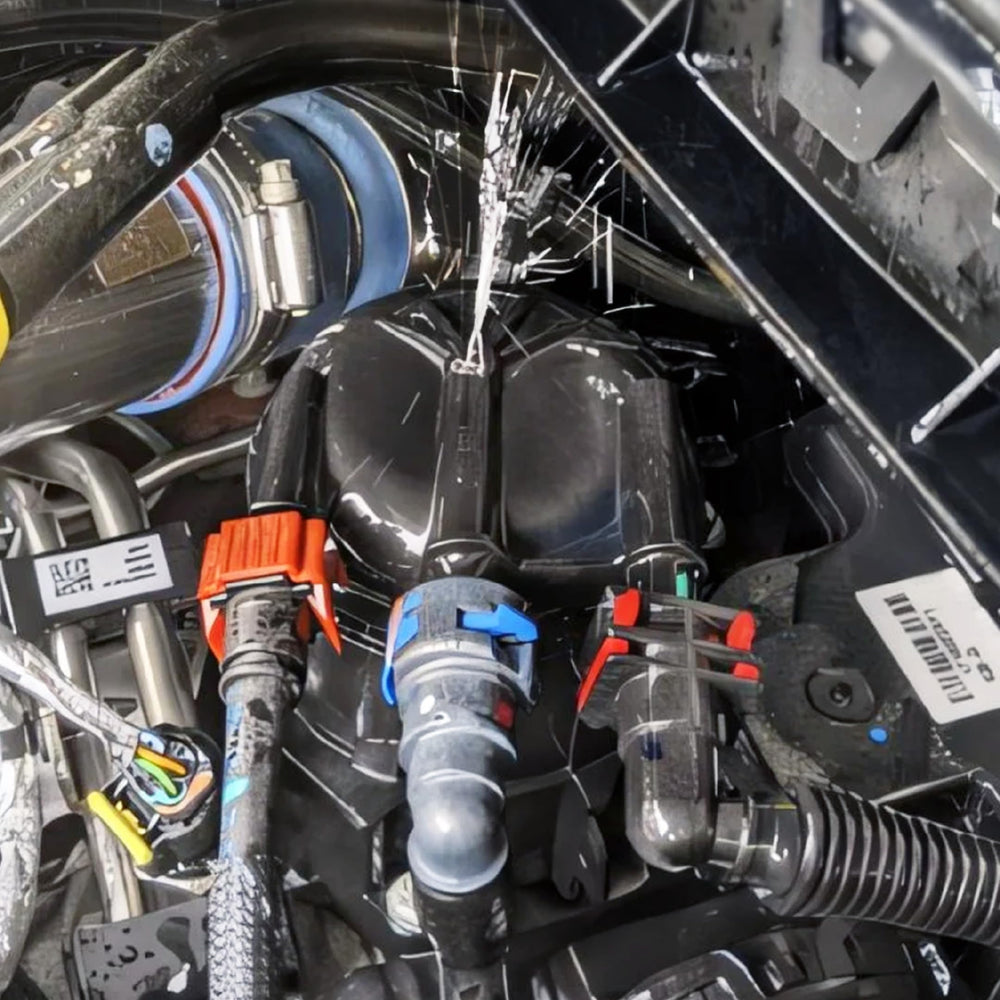 Sinister Diesel engraved label and part number for clear identification and compatibility