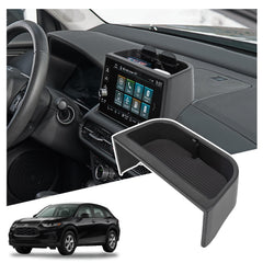 Sinminou front view of dashboard tray showing fit and convenience
