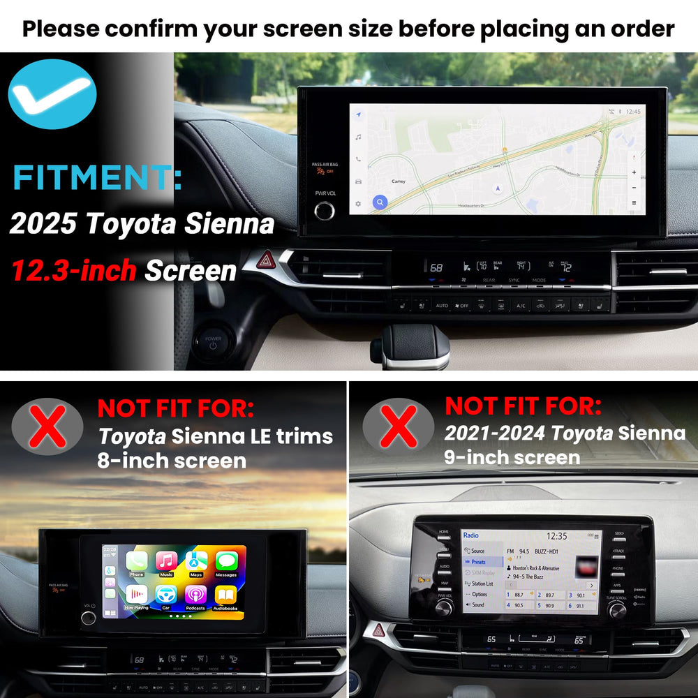 Sinminou tray installed in 2025 Toyota Sienna dashboard for tidy organization