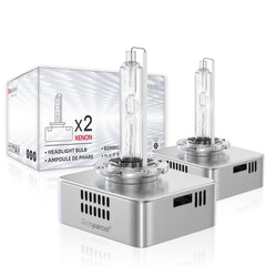 Sinoparcel D5S front view showing bulb shape and plug, clear OEM fit benefit