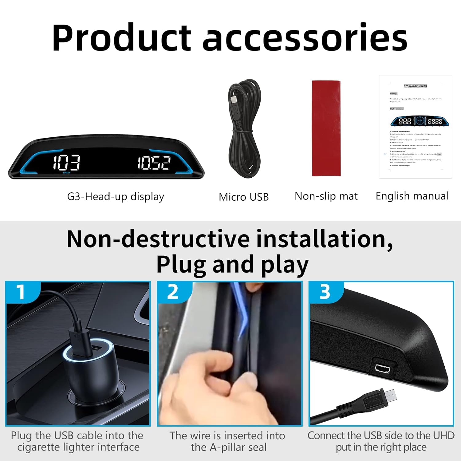 SinoTrack retail box and included accessories ready for quick setup