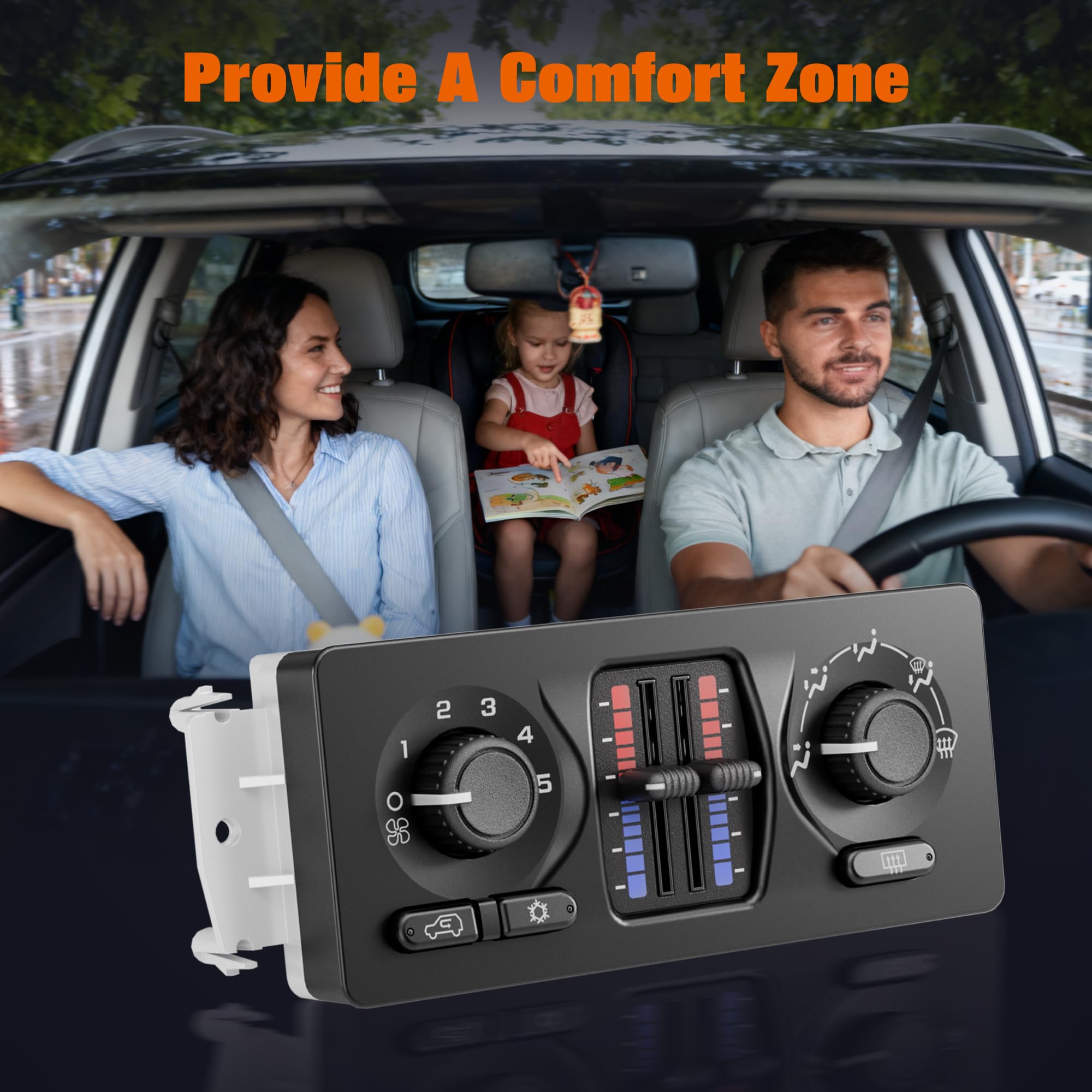 SINTLY application collage of compatible Chevy GMC Cadillac models