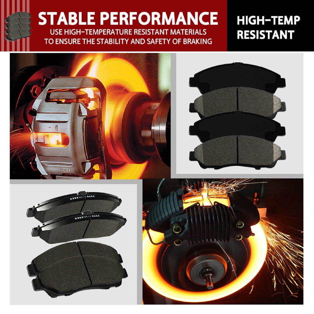 SIPAUTEC front brake pad installed on car demonstrating OEM-style fit benefit