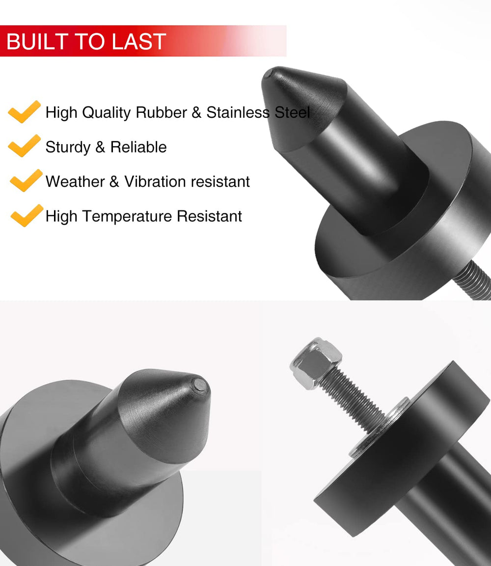 sixcow side profile showing thread and nylock nut for reliable fastening benefit