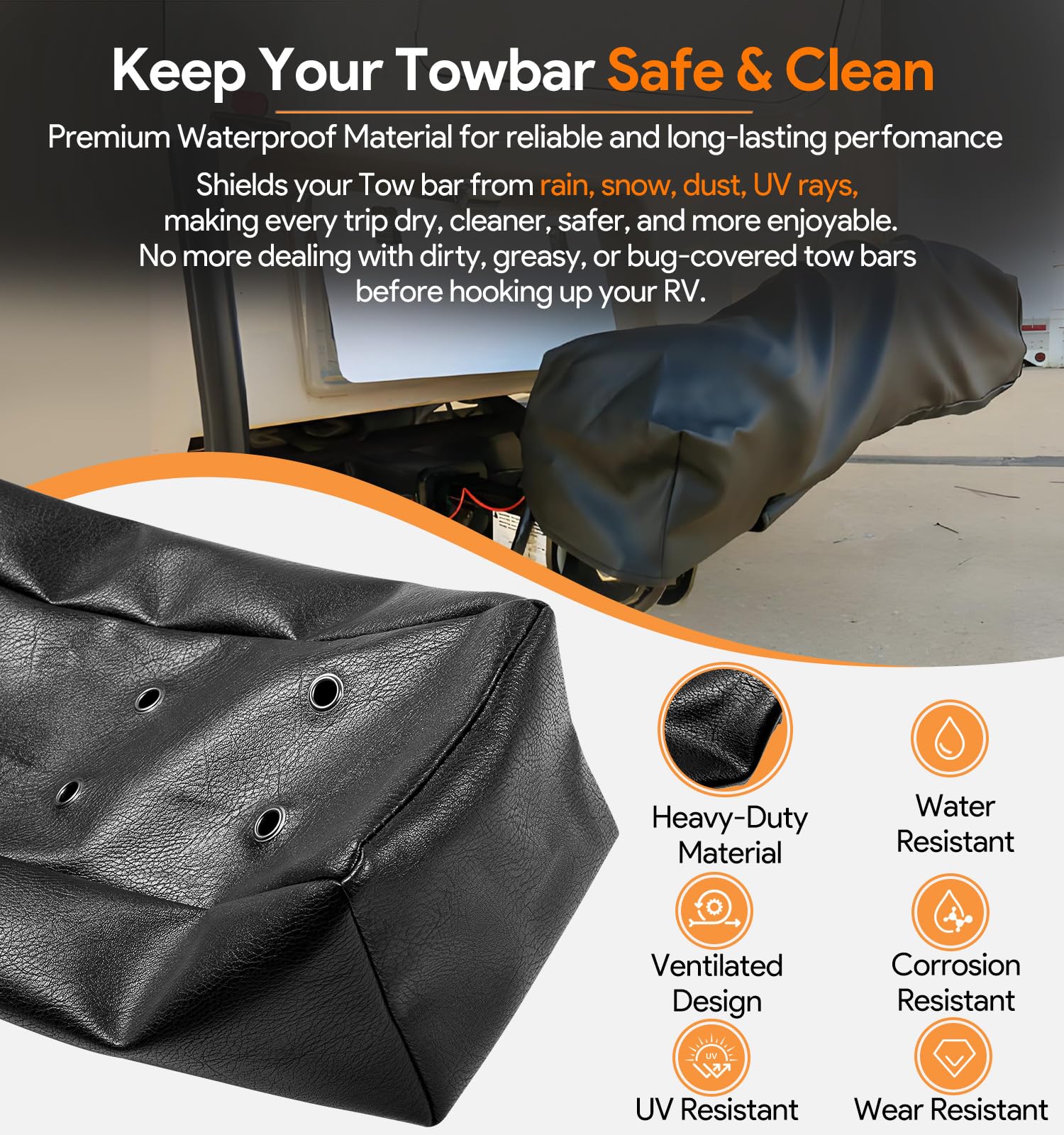 sixcow soft felt lined interior protecting tow bar finish benefit