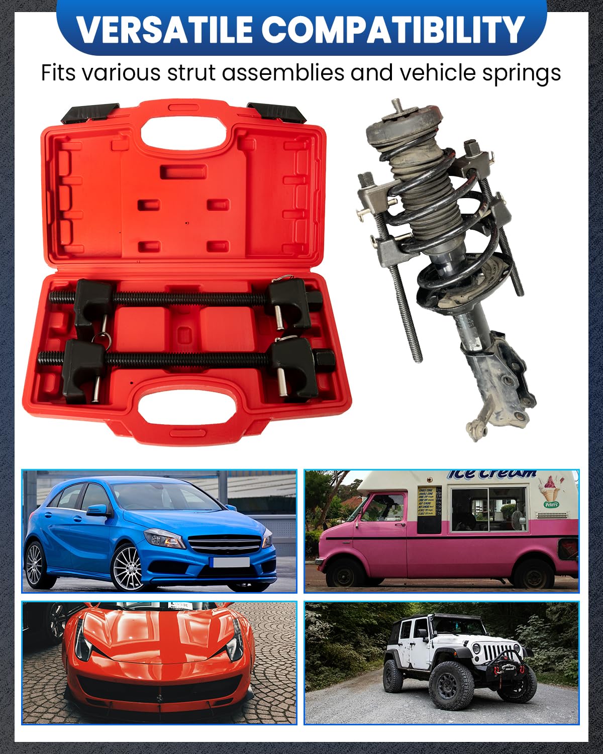 SIXIWANZI components neatly stored in plastic case for quick access and protection