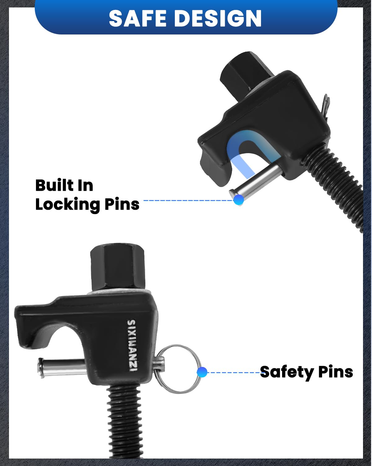 SIXIWANZI compressor beside 7/8" socket and 1/2" drive to show scale and compatibility