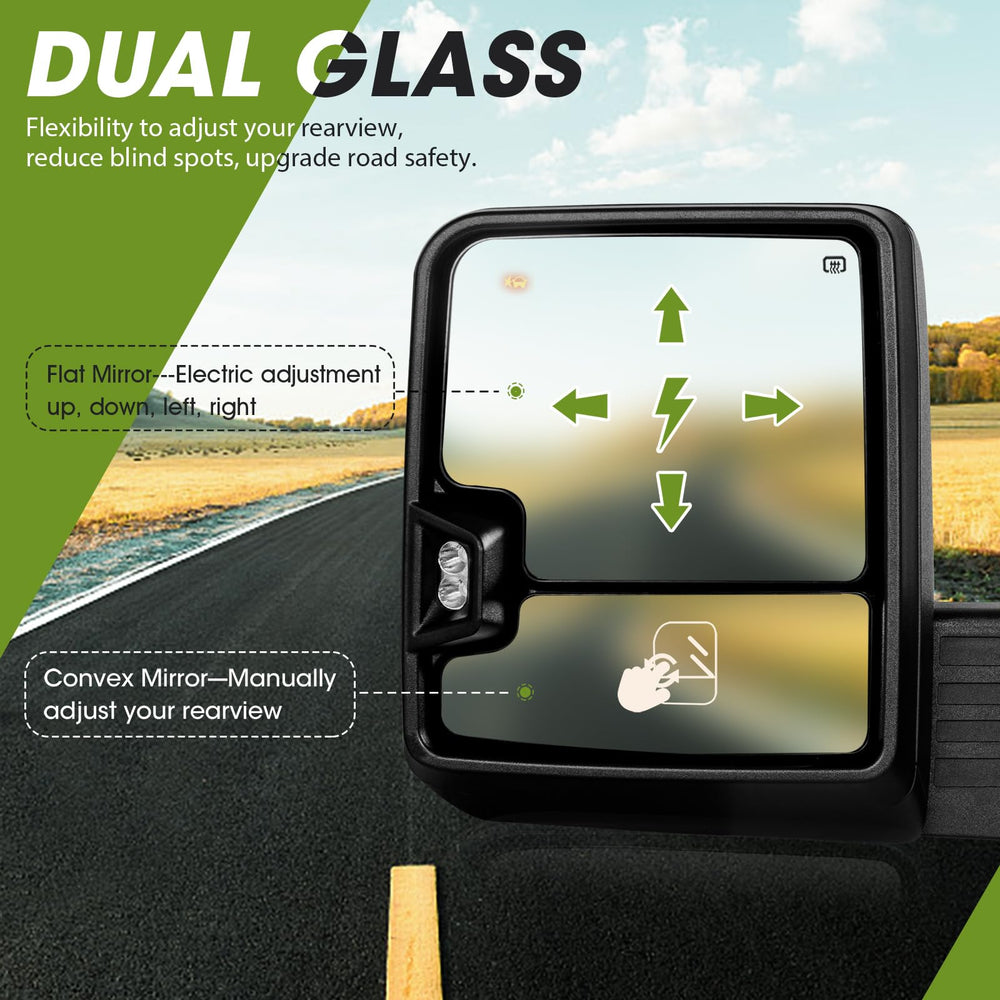 Siziom heated defrost and BSM indicator for clearer view in cold weather