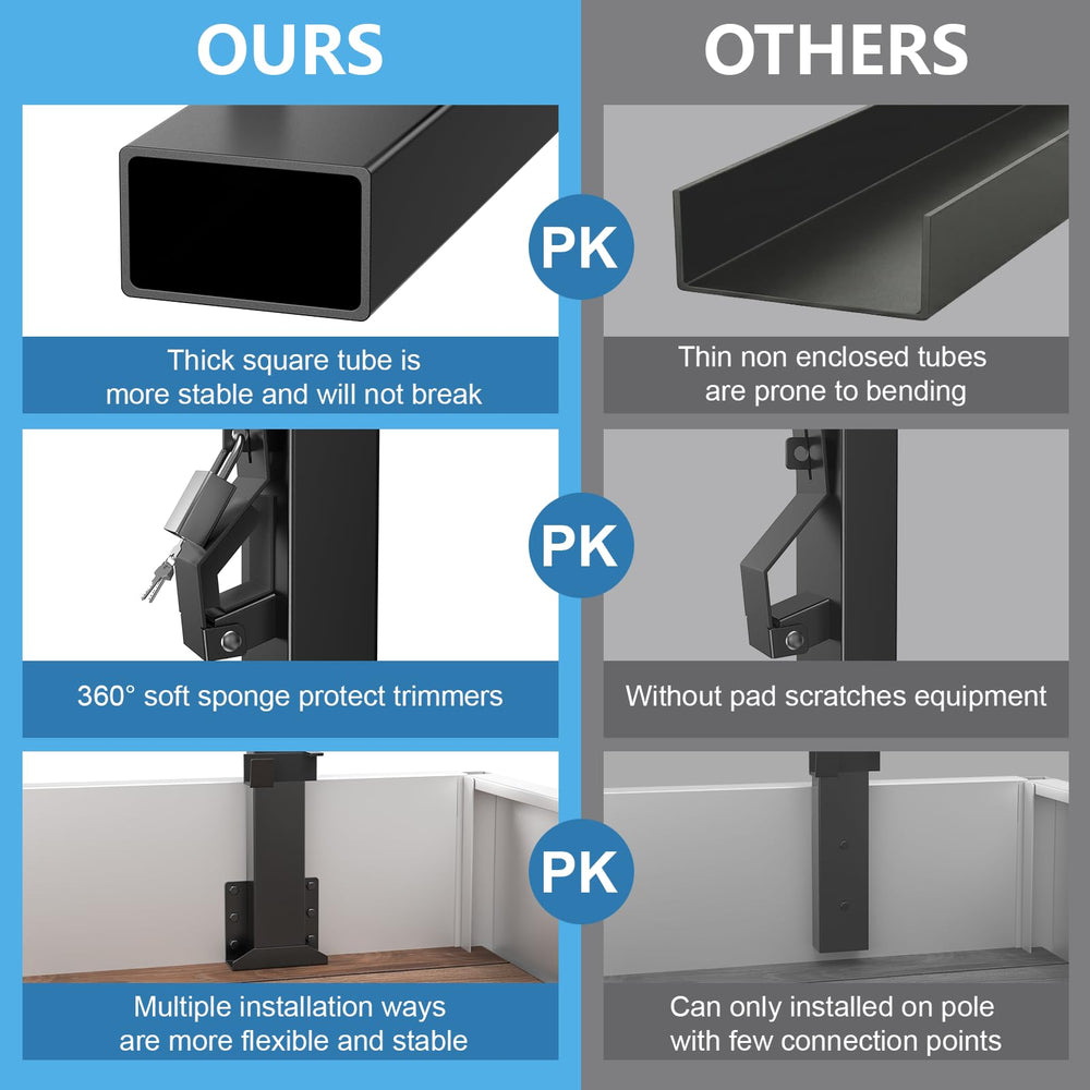 SJPULMO clamp base detail displaying two-piece mount for versatile installation