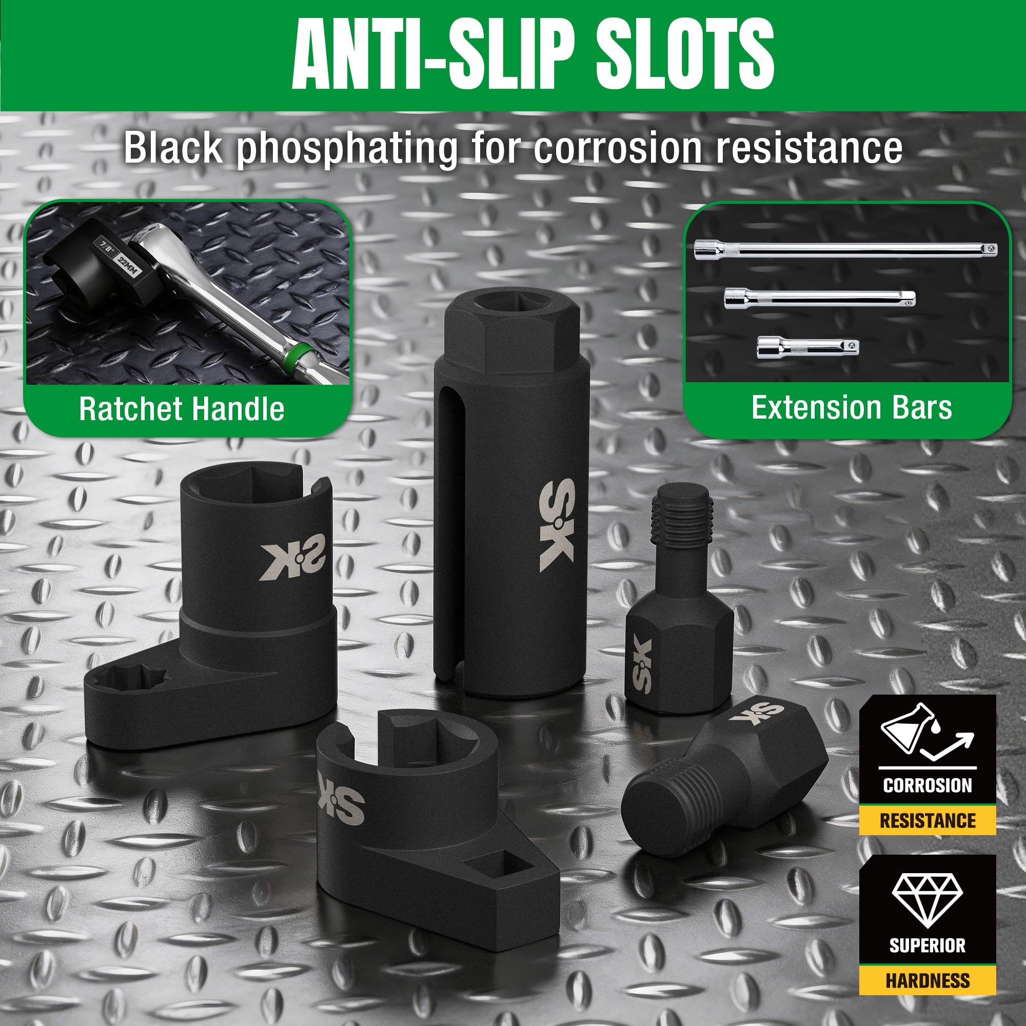 SK M12 and M18 thread chasers side-by-side for thread repair efficiency