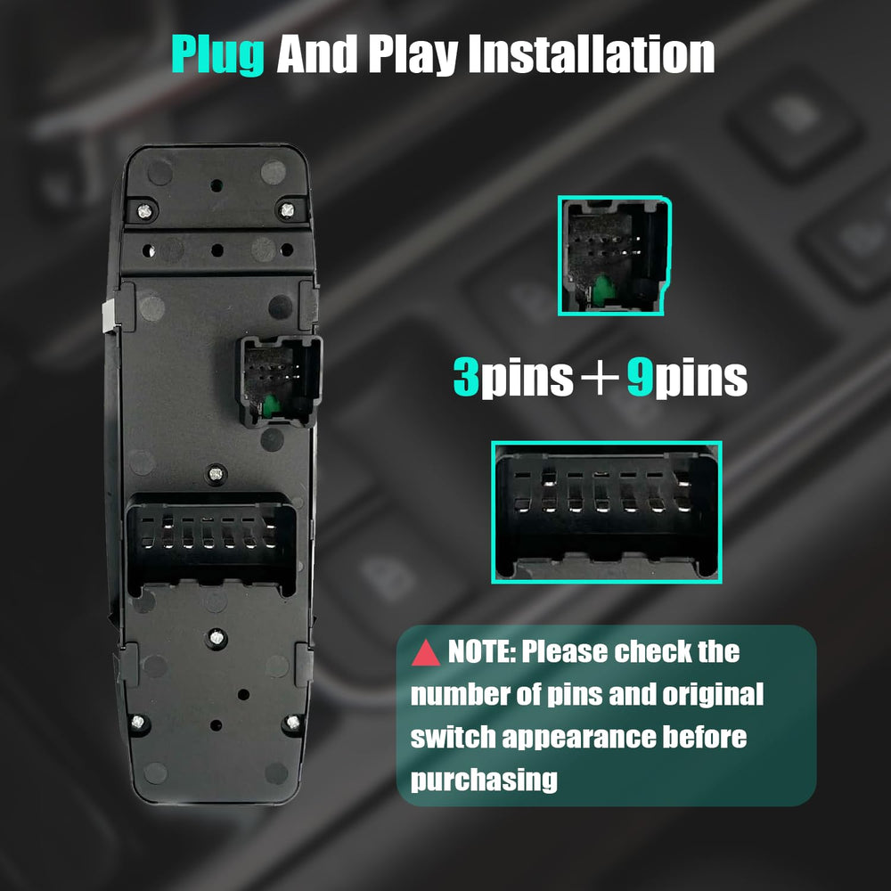 SKCEIDA rear connector showing 3+9 pins for easy compatibility check