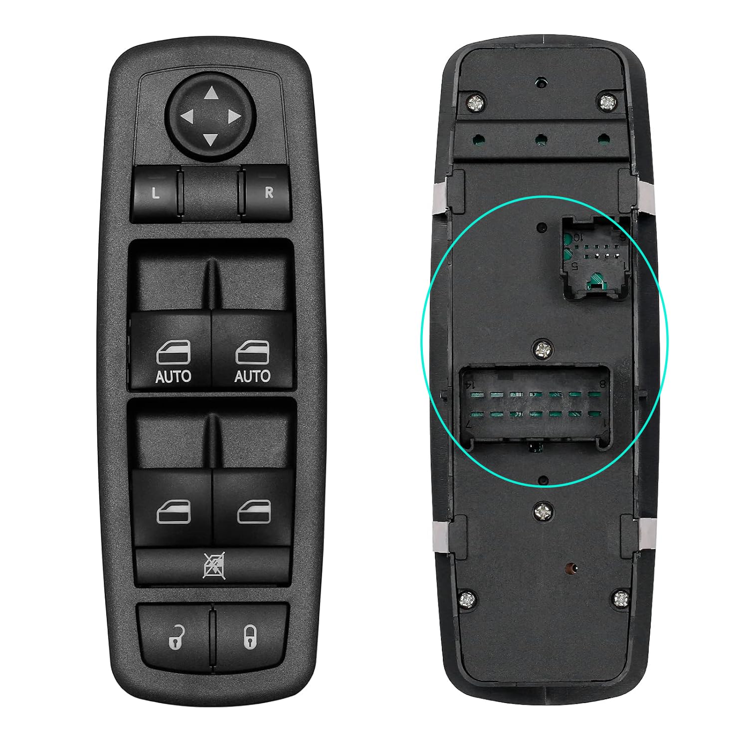 SKCEIDA front panel driver switch showing controls and easy fit benefit