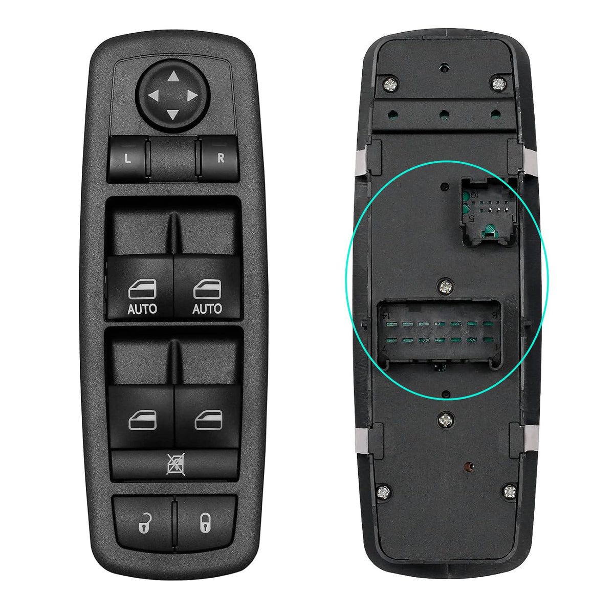 SKCEIDA front panel driver switch showing controls and easy fit benefit