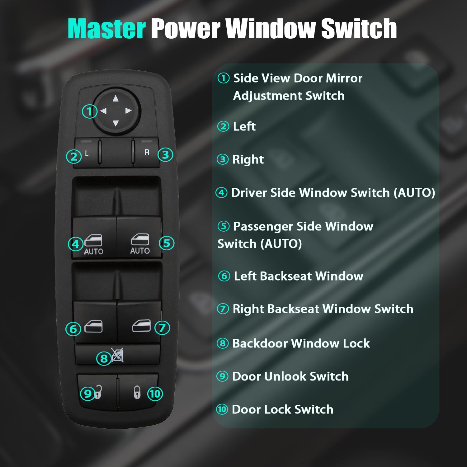 SKCEIDA installed in driver door demonstrating full restored control