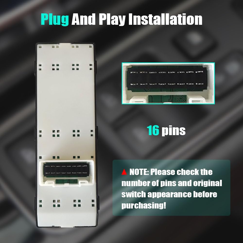 SKCEIDA switch beside ruler showing scale and OEM-compatible dimensions