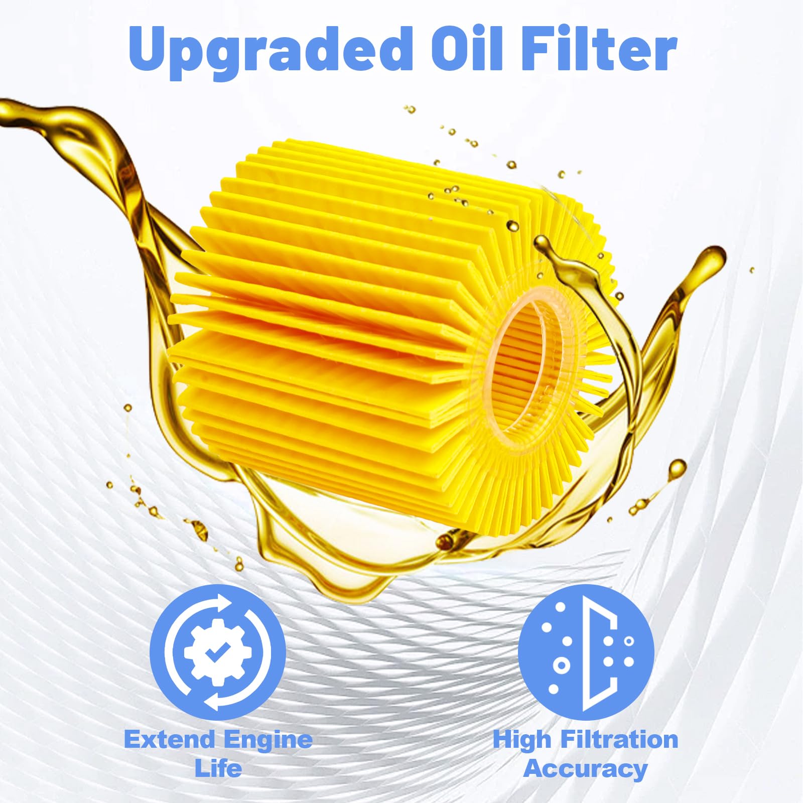 SKCOAUTO filter label with part number 04152-YZZA1 for correct fit confirmation