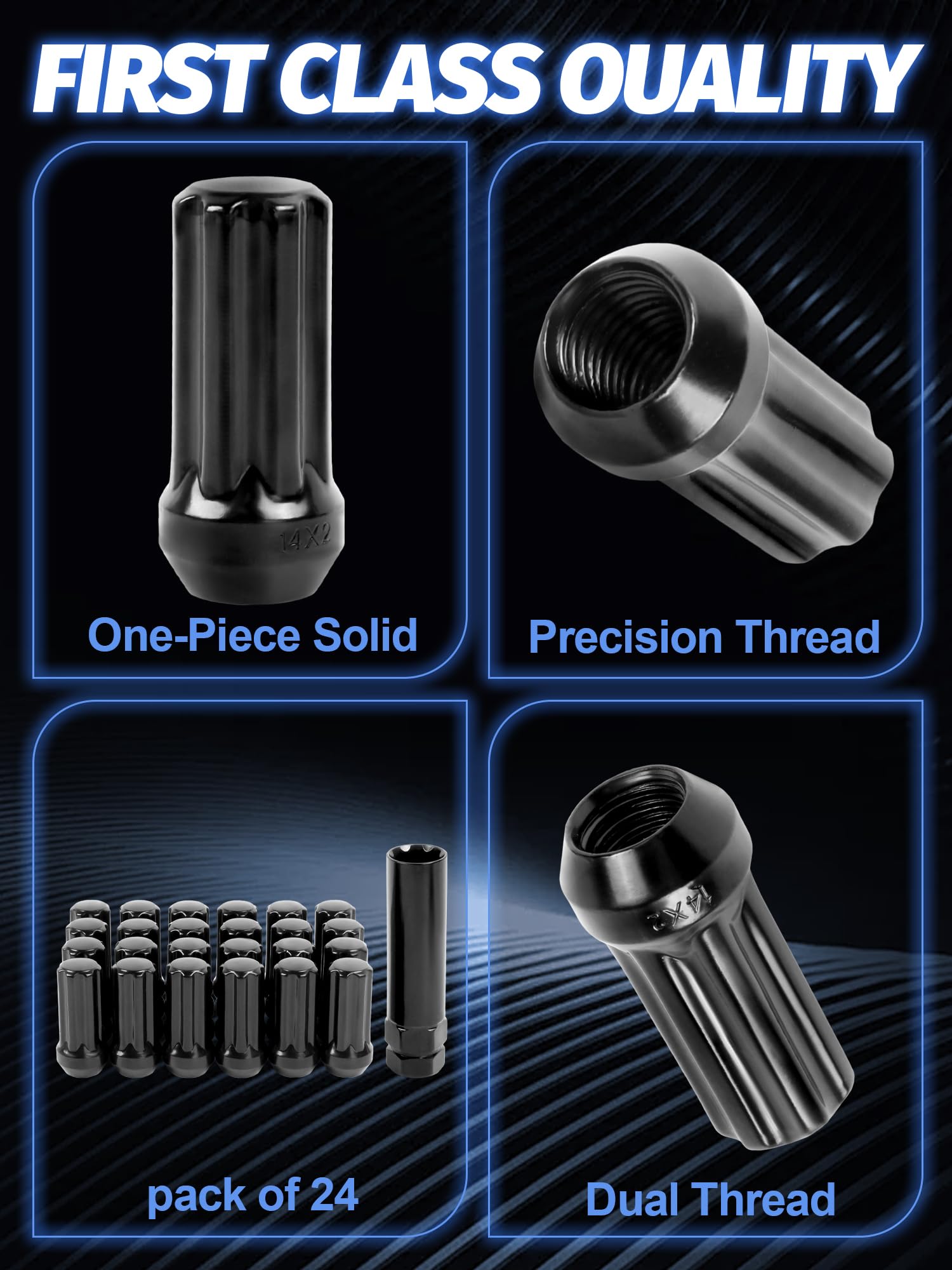 SKCOAUTO stamped label and specs illustrating quality control and clear product identification