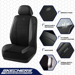 Skechers air-cool mesh detail improving seat ventilation