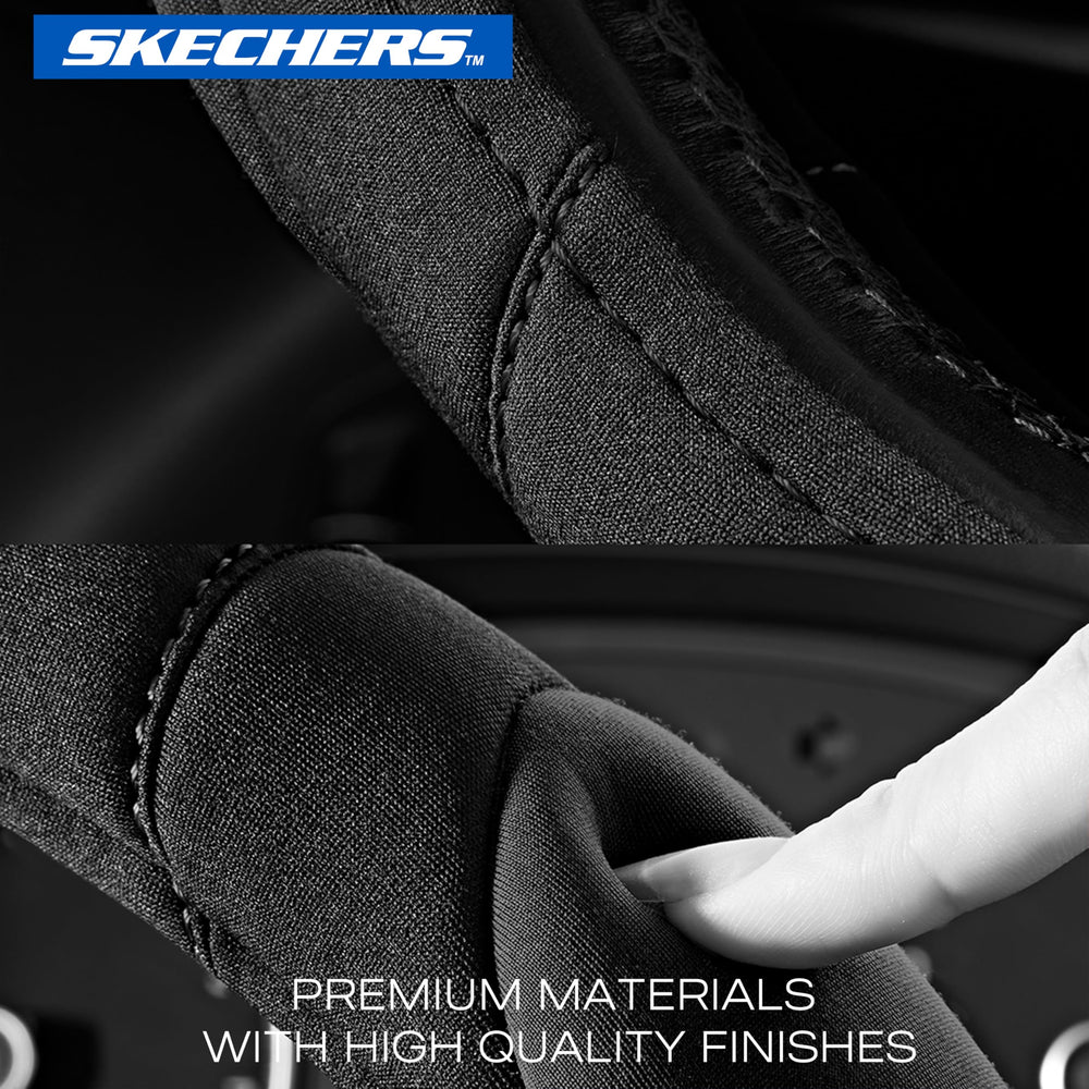 Skechers inner rubber grip detail preventing cover rotation for safety