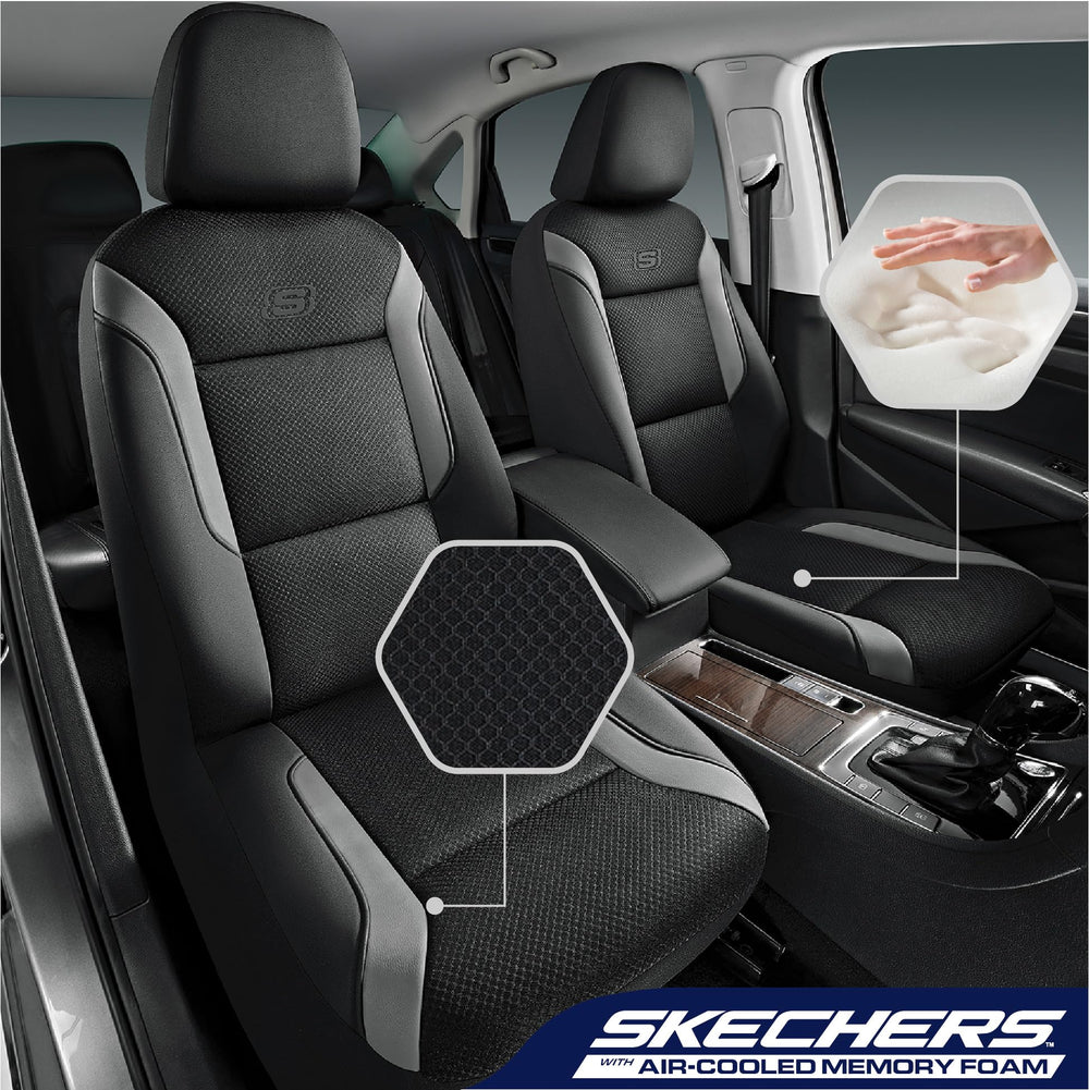 Skechers memory foam texture close-up demonstrating soft supportive cushioning