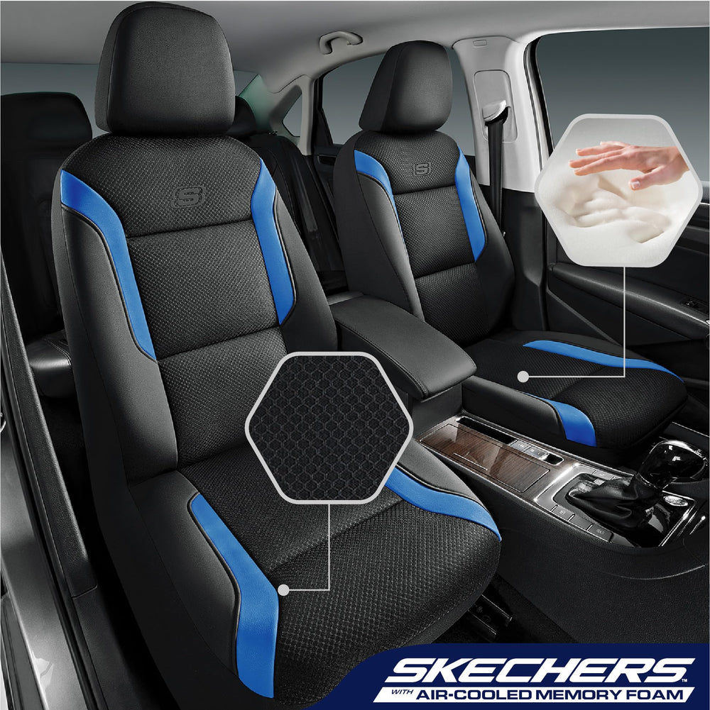 Skechers memory foam close-up showing cushioning and pressure relief