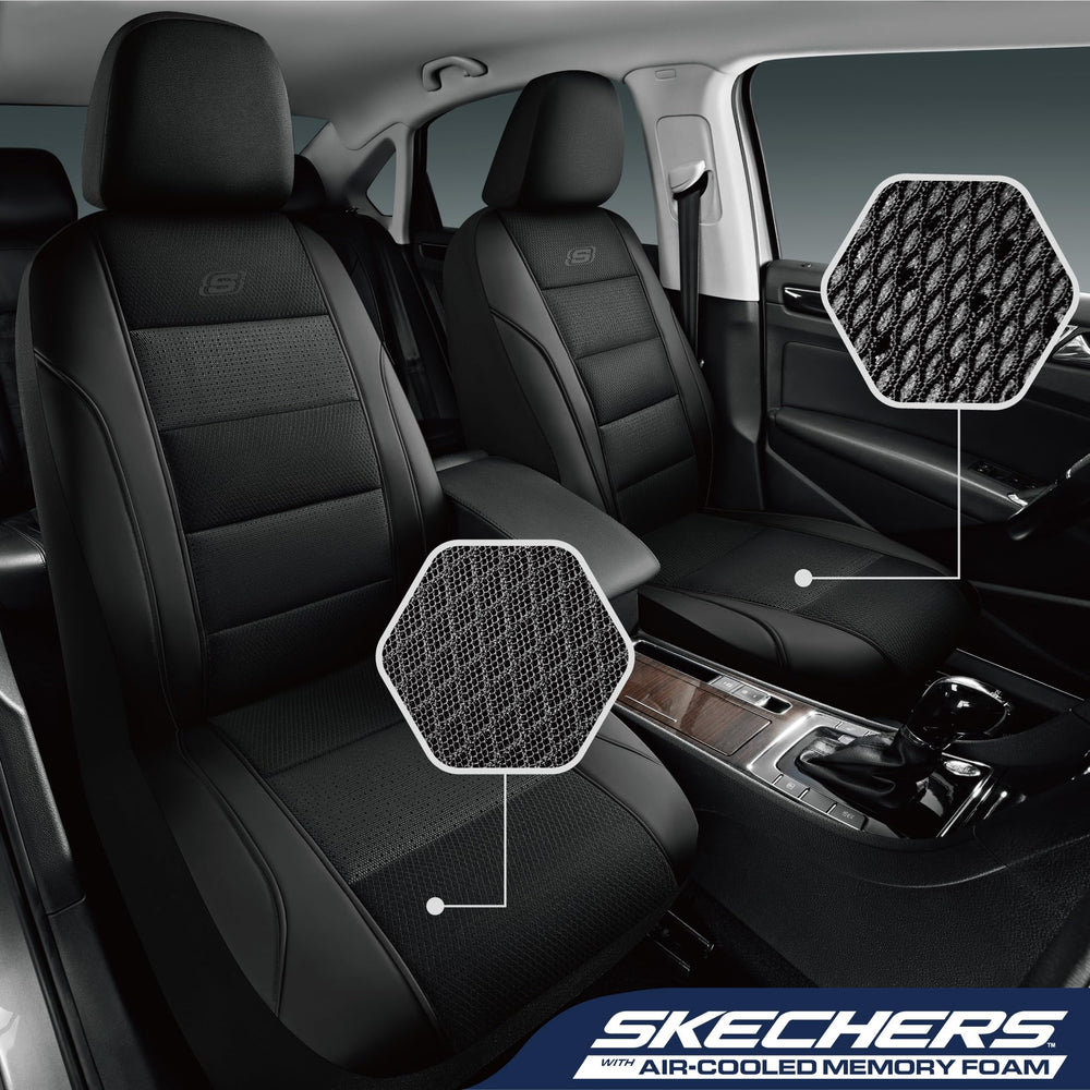 Skechers Air Cool EVA mesh texture demonstrating airflow and cooler seating