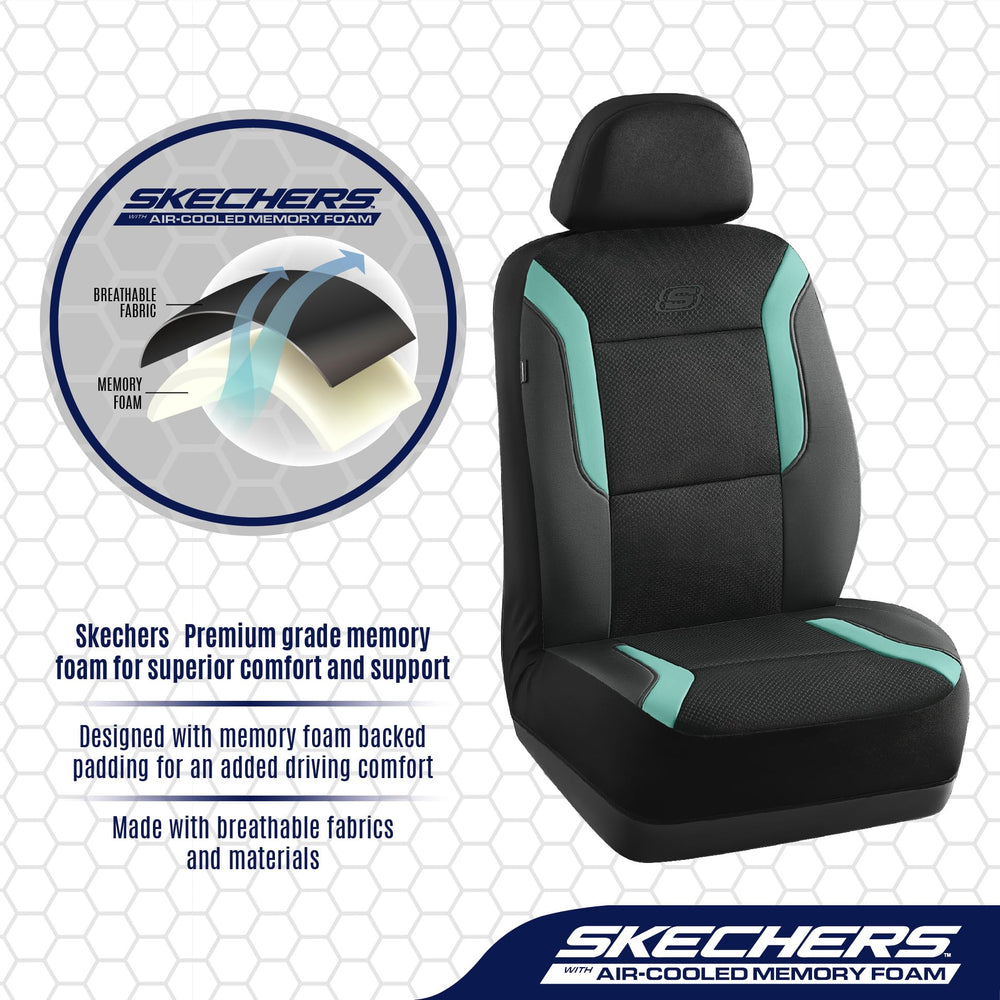 Skechers installed in SUV lifestyle scene showing refreshed interior