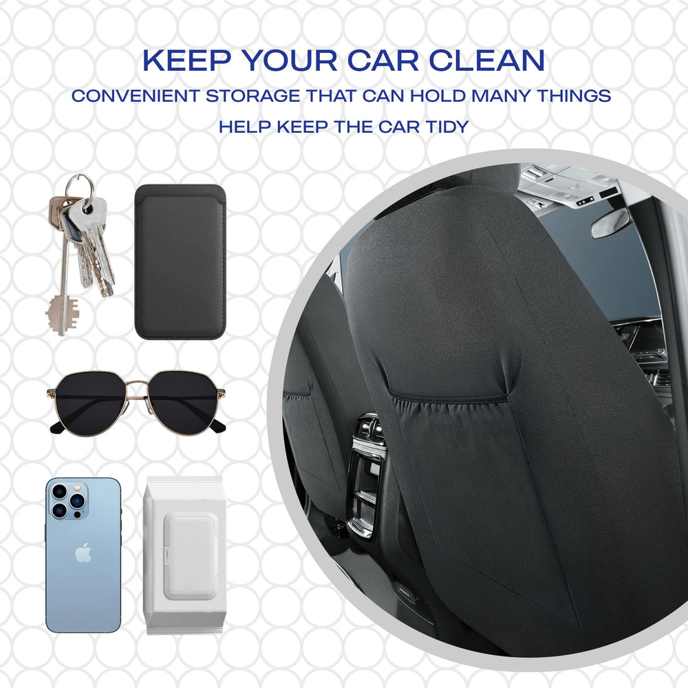 Skechers lifestyle car interior with covers showing protective benefit