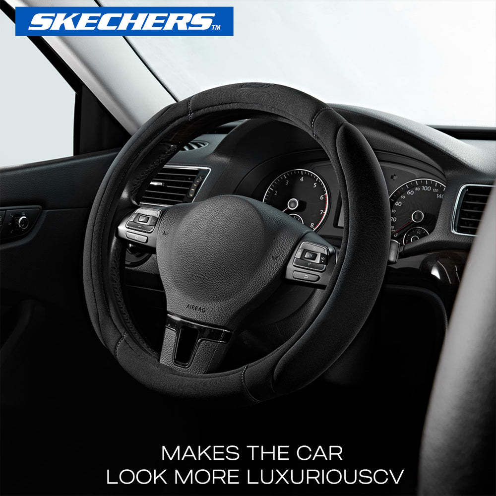 Skechers Lycra texture detail showing breathable, durable surface
