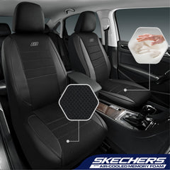 Skechers memory foam closeup demonstrating pressure relief