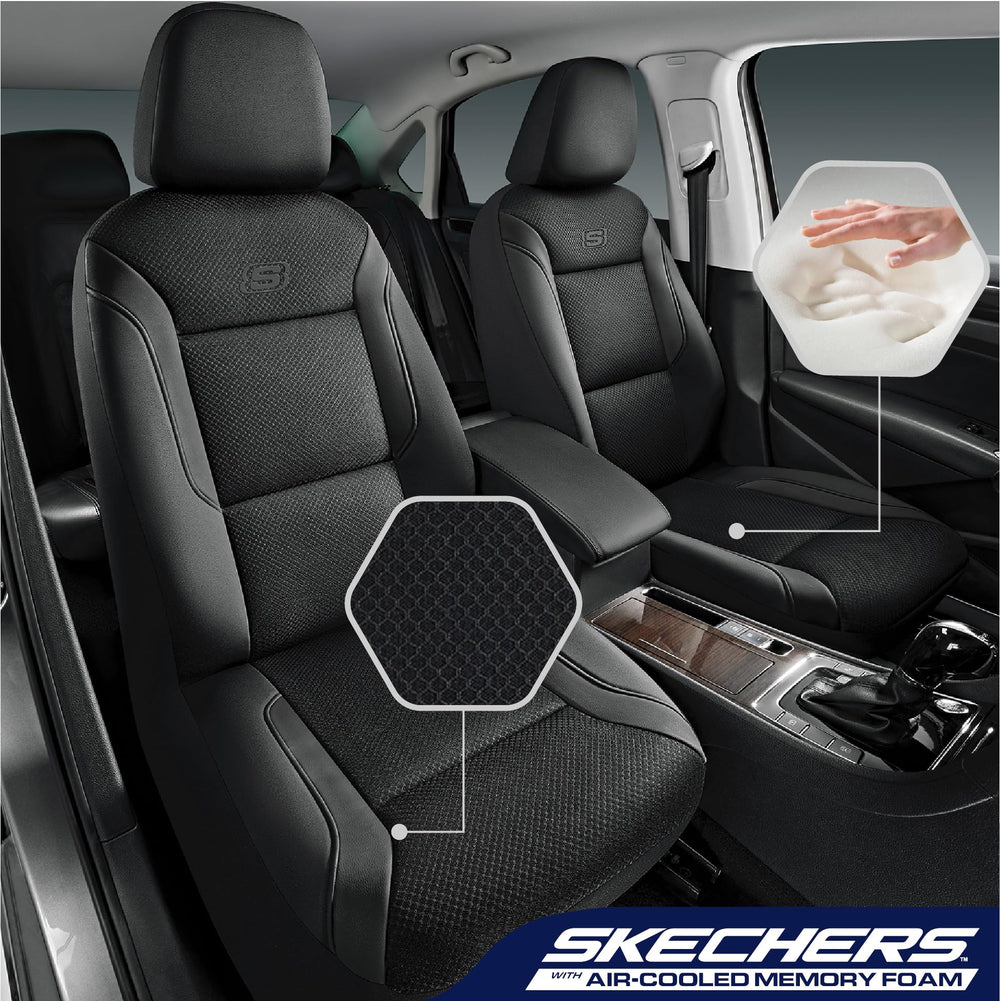 Skechers memory foam closeup highlighting contouring and support