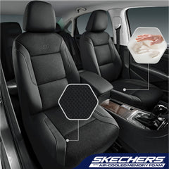 Skechers memory foam closeup highlighting contouring and support