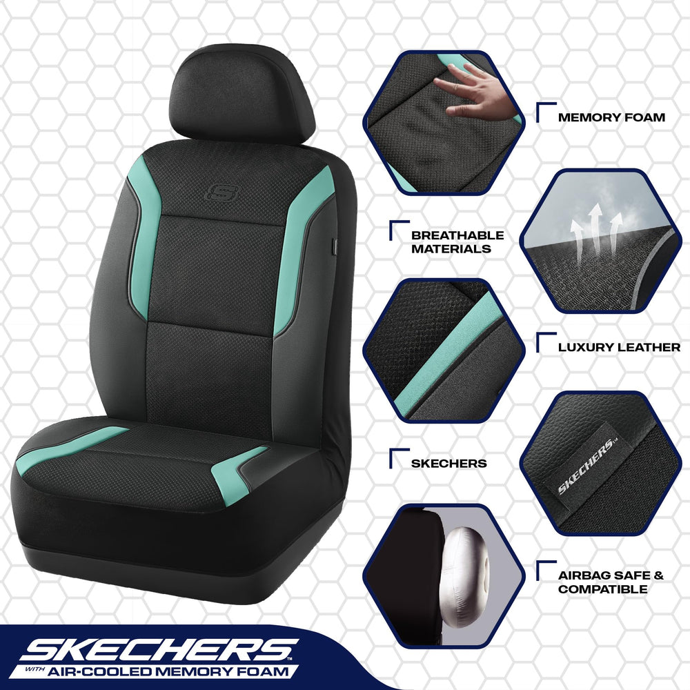 Skechers side airbag seam demonstrating safe airbag compatibility