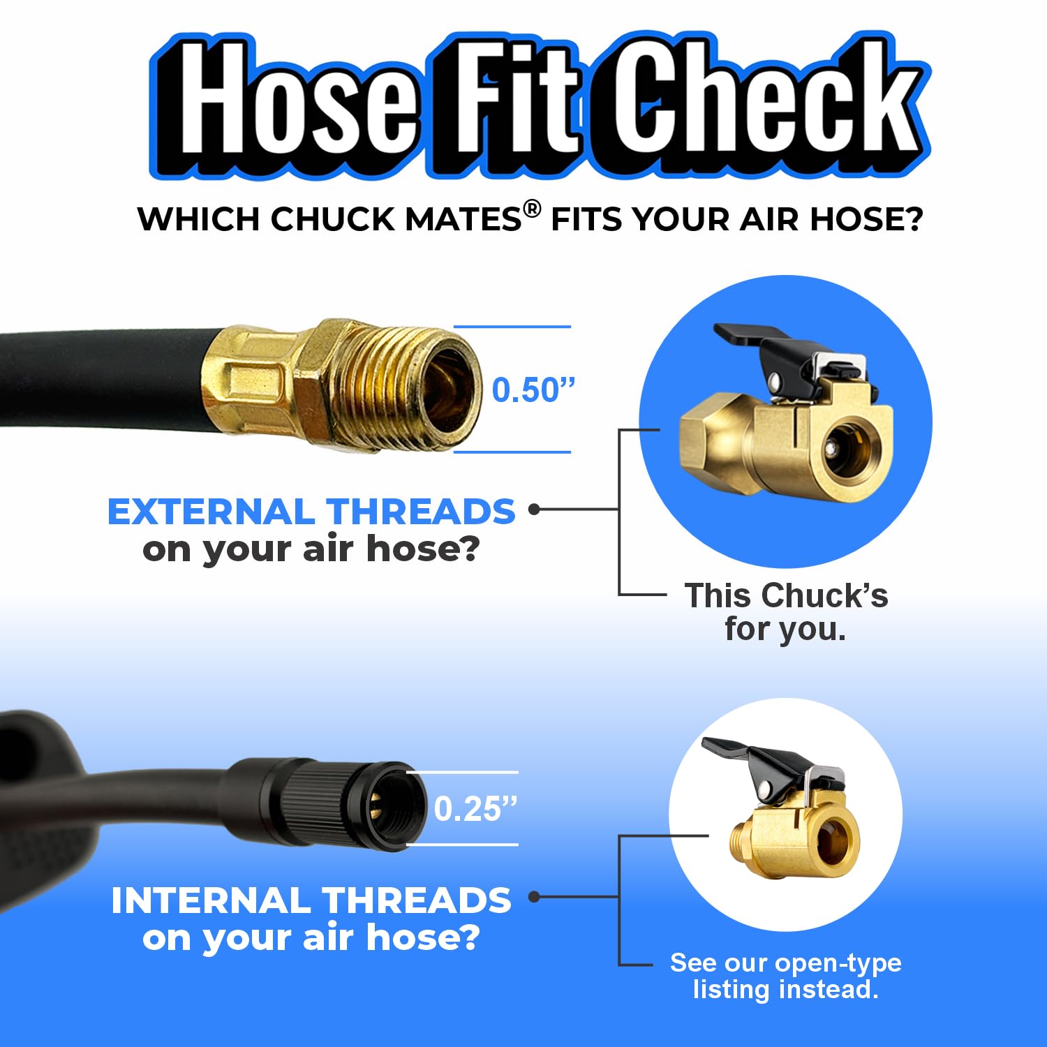 SKÖG detail of chuck engaged on Schrader valve illustrating secure leak-free connection benefit