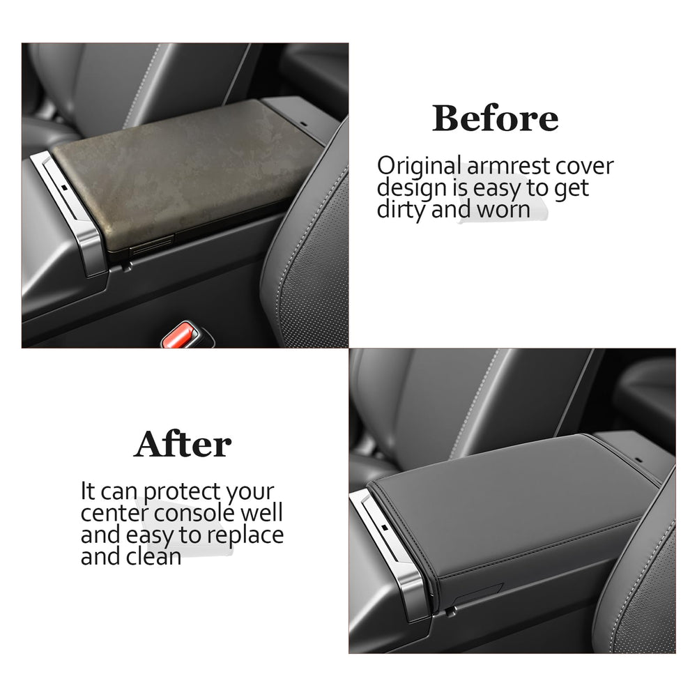 SKTU cover resisting pet claws to protect RAV4 center console