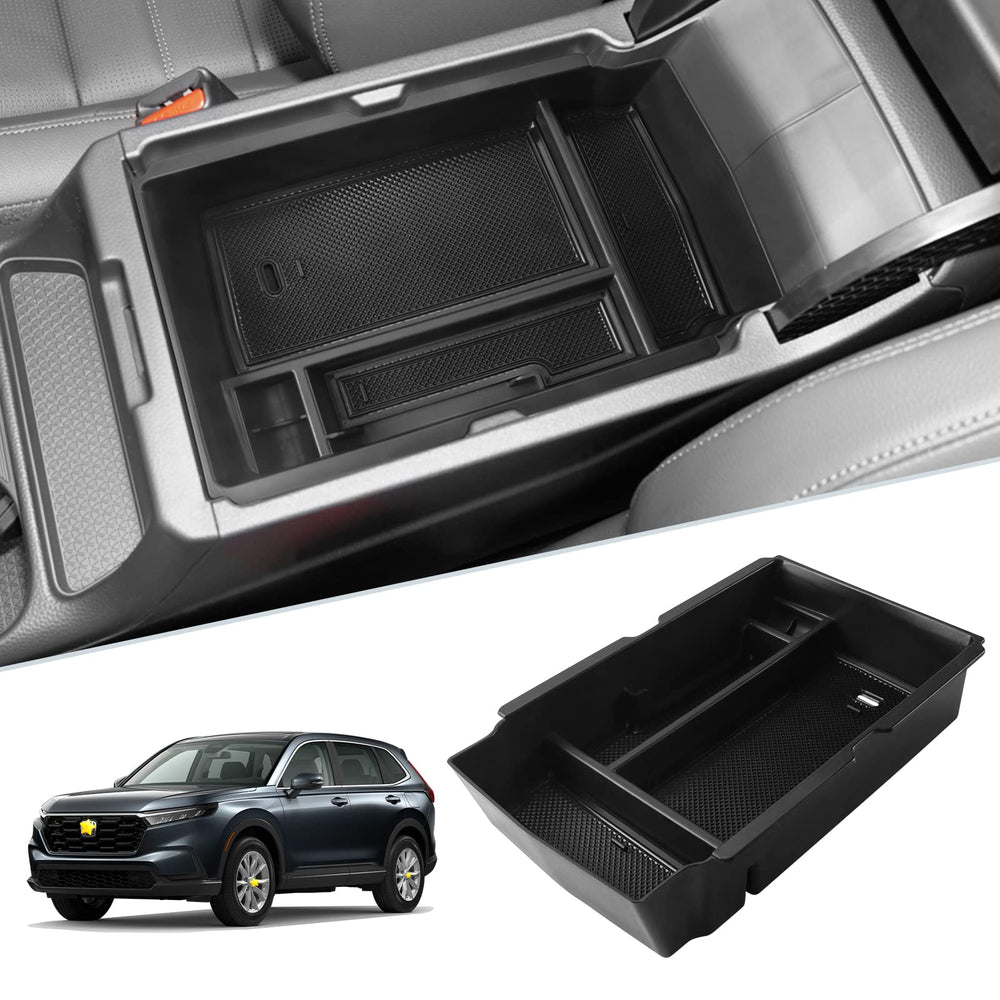 SKTU front view of console insert showing organized compartments for quick access