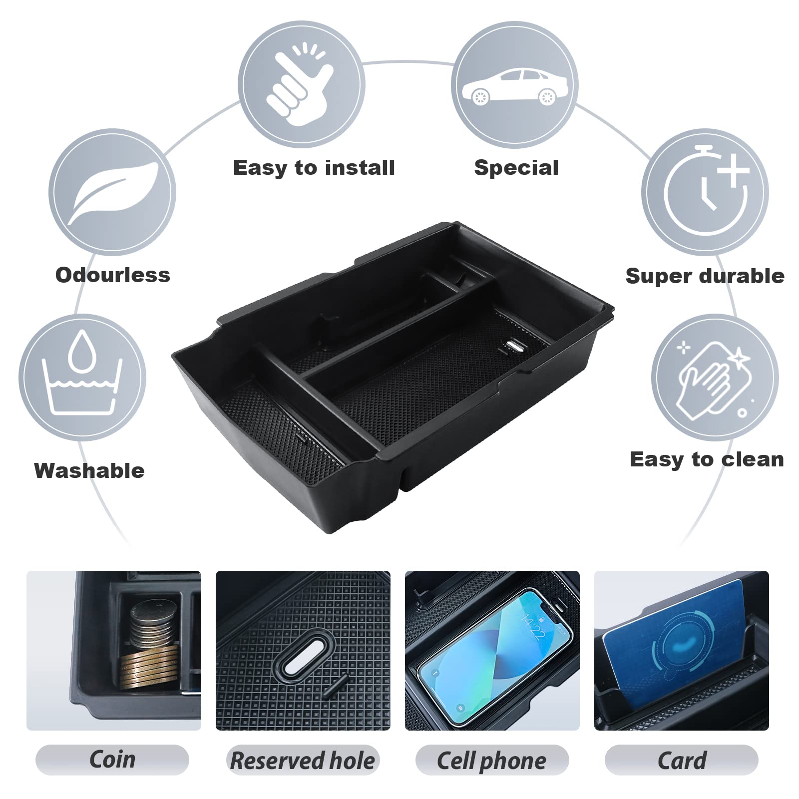 SKTU lower compartment open showing deeper storage for larger items